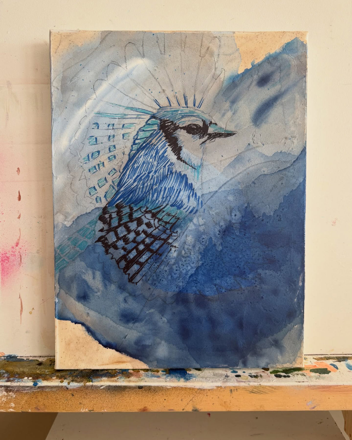 "Where the Blue Calls" Original Oil Painting