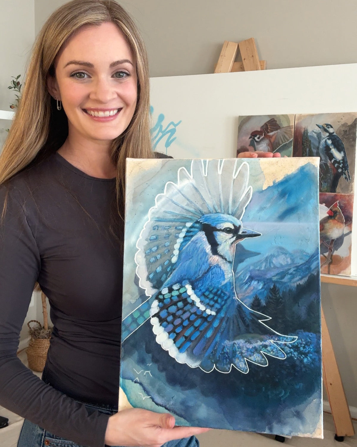 "Where the Blue Calls" Original Oil Painting