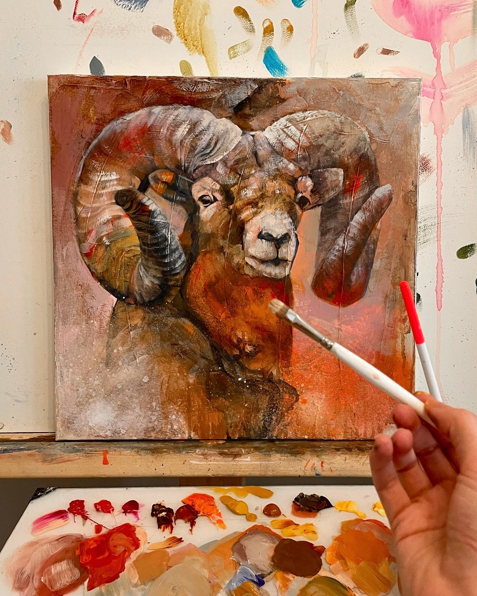 "Bold and Bright" Original Oil Painting