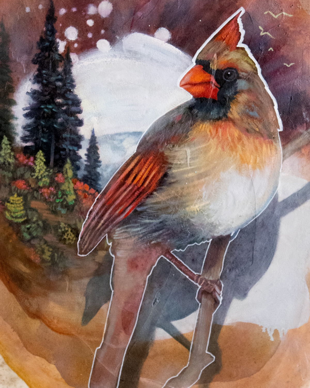 "Where the Dusk Whistles" Original Oil Painting
