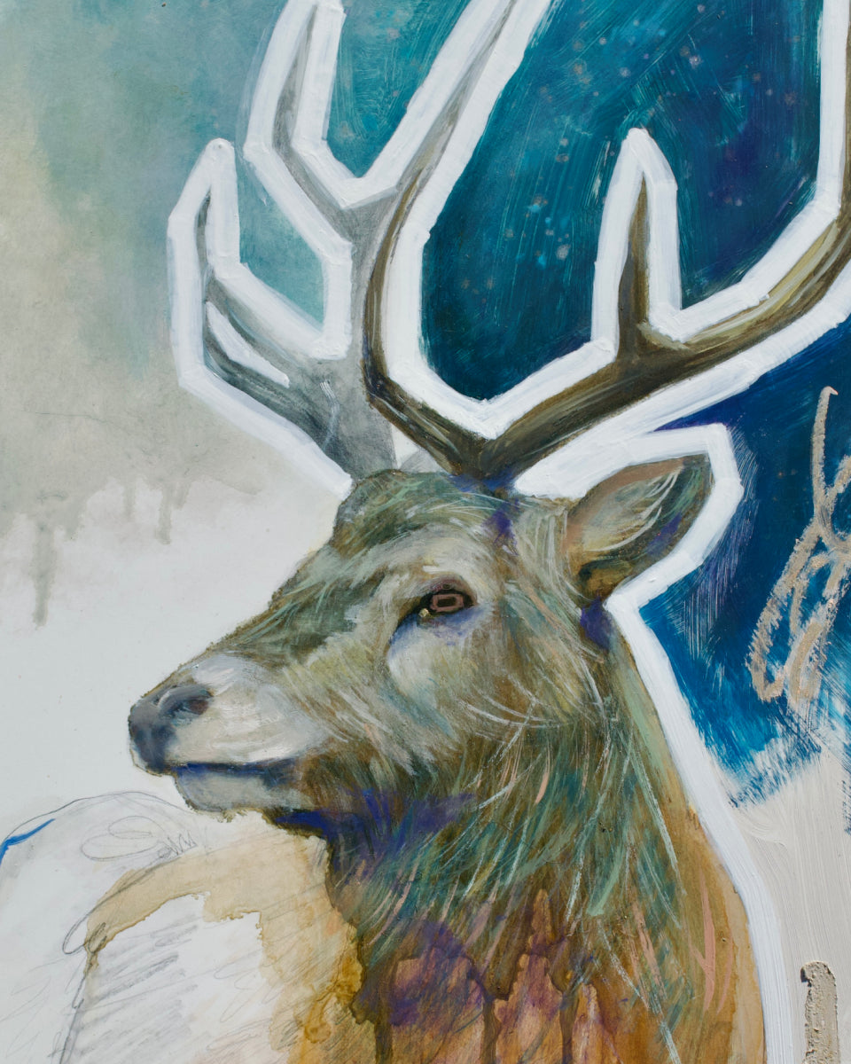 "Moonlit Majesty" Original Oil Painting