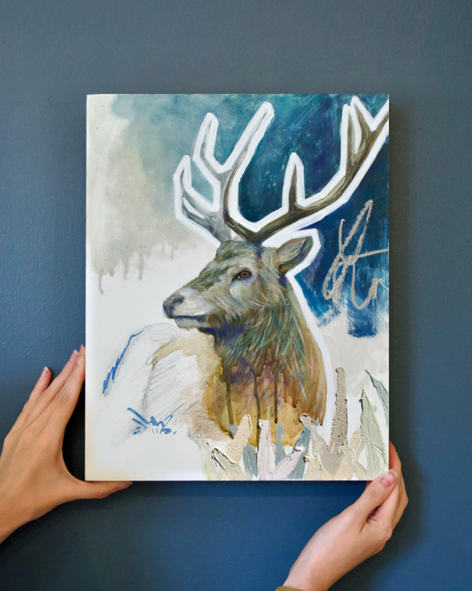 "Moonlit Majesty" Original Oil Painting