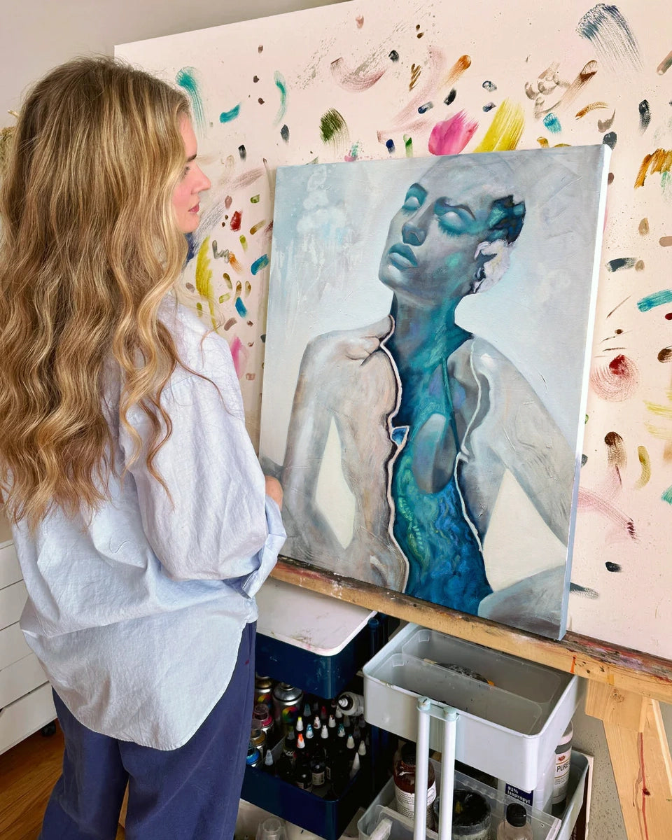 "Reflections of the Depth" Original Oil Painting