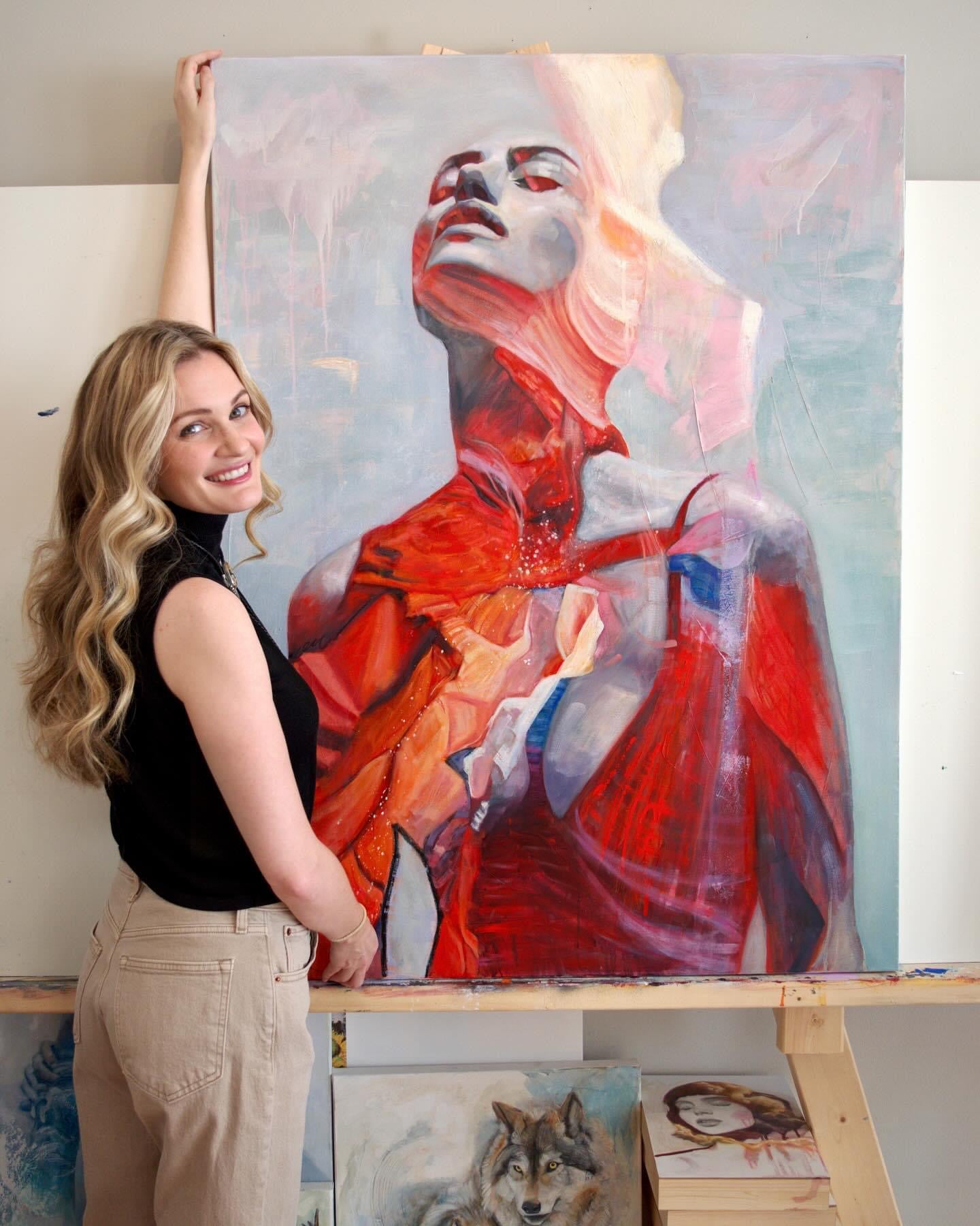 "Sculpting New Worlds" Original Oil Painting