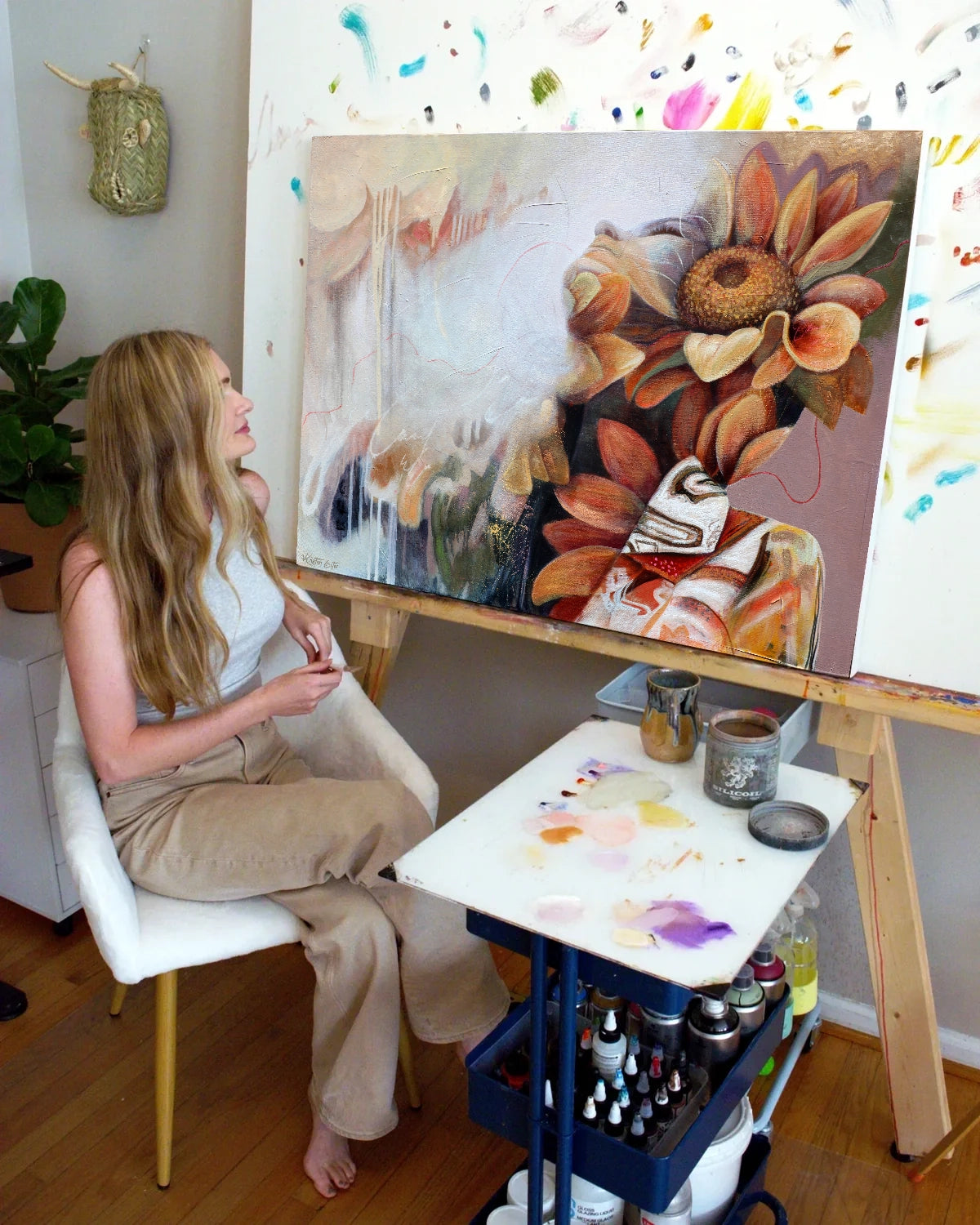 "Sunlit Dreams" Original Oil Painting