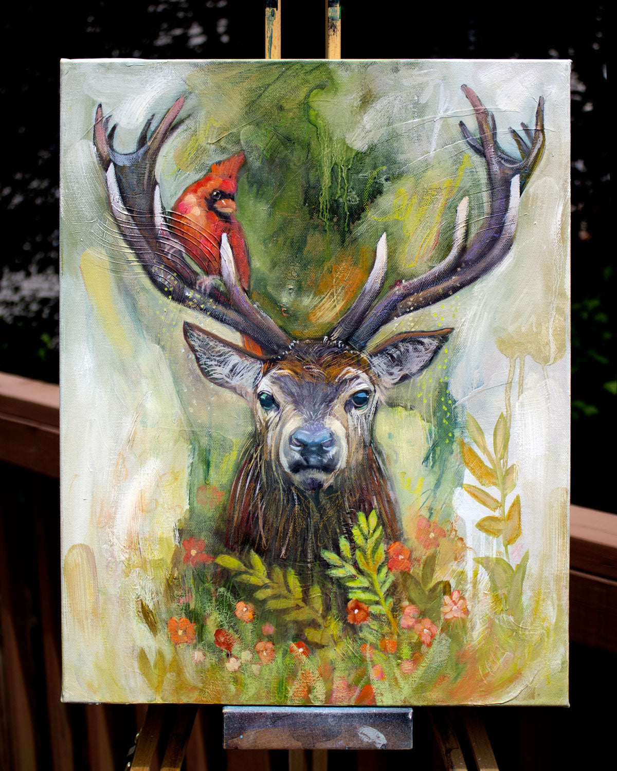 "Whispers of the Forest" Original Oil Painting