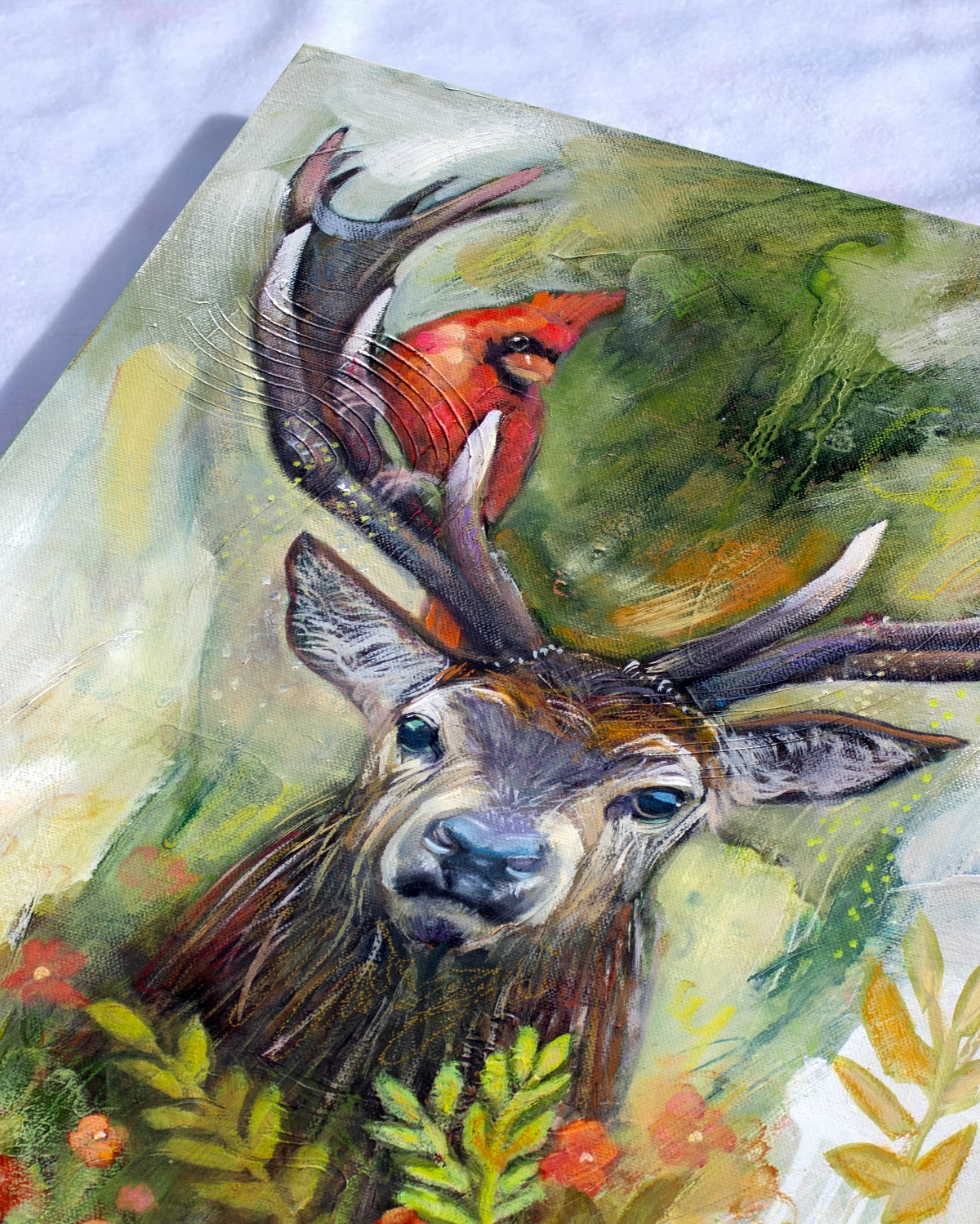 "Whispers of the Forest" Original Oil Painting