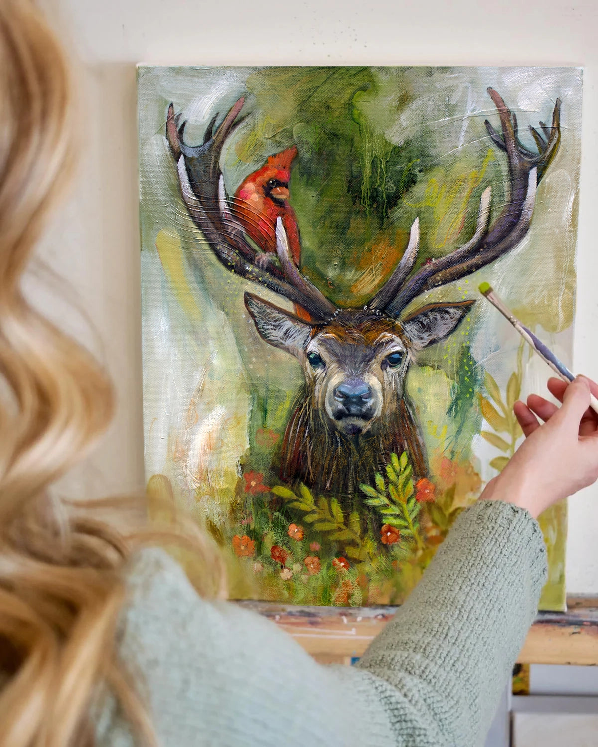 "Whispers of the Forest" Original Oil Painting