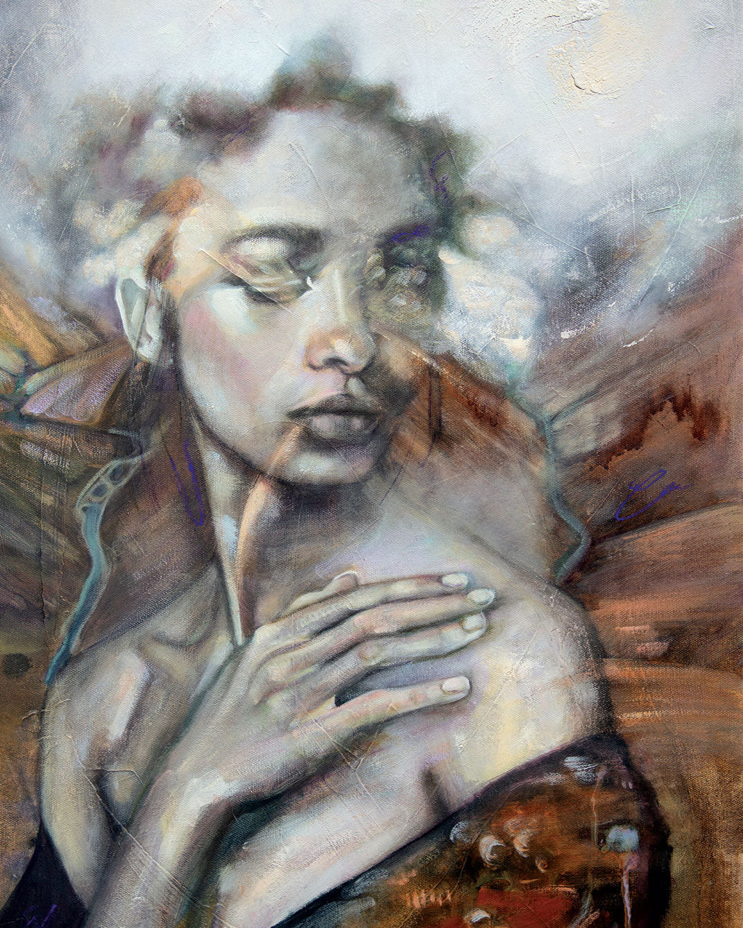 "Amidst the Rising Fog" Fine Art Print