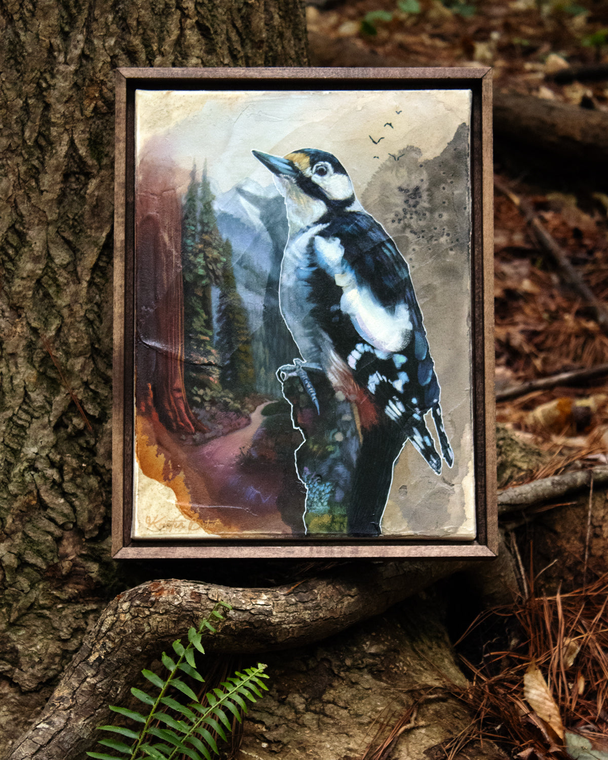 "Where the Forest Hums" Original Oil Painting