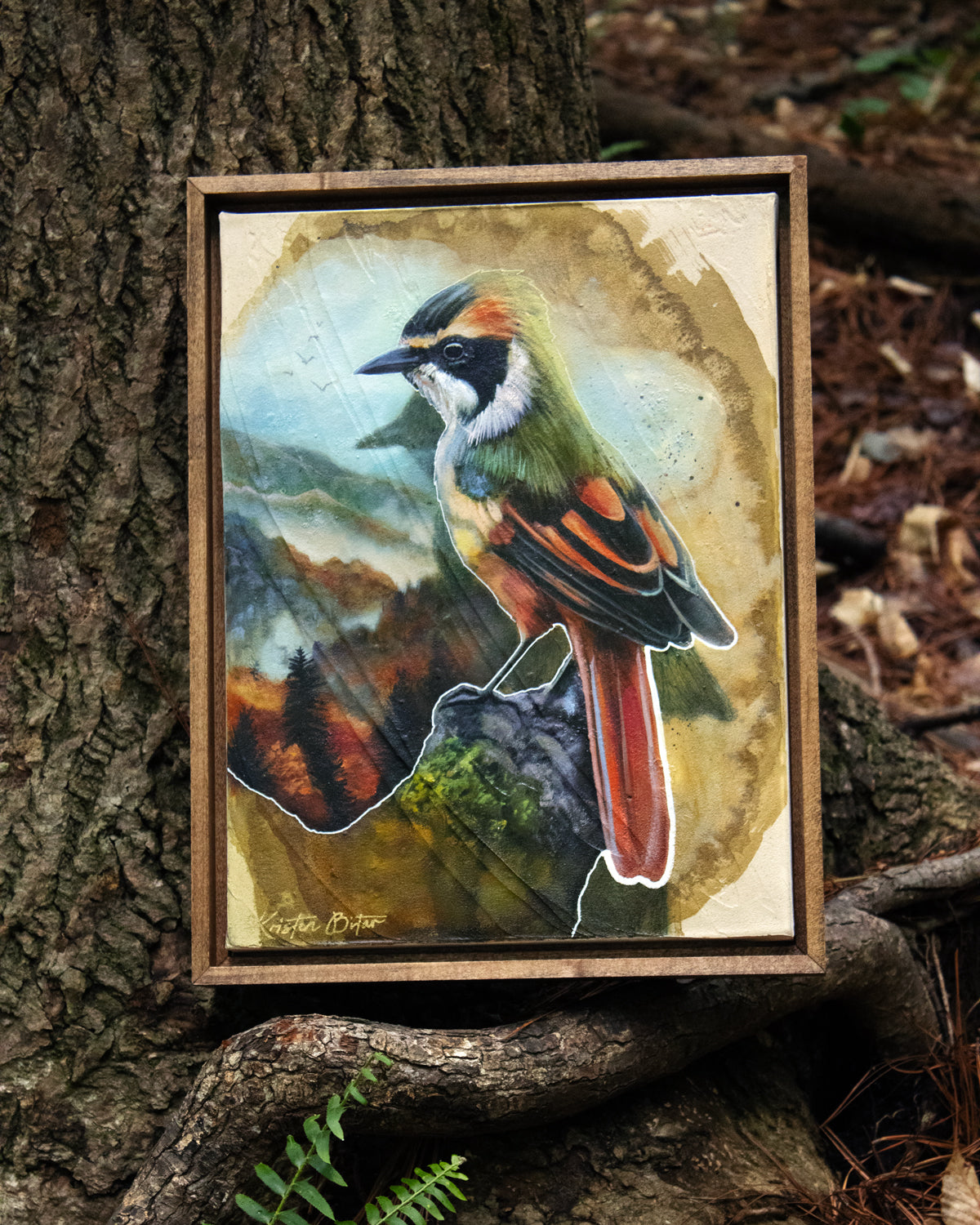 "Where the Mountains Drum" Original Oil Painting