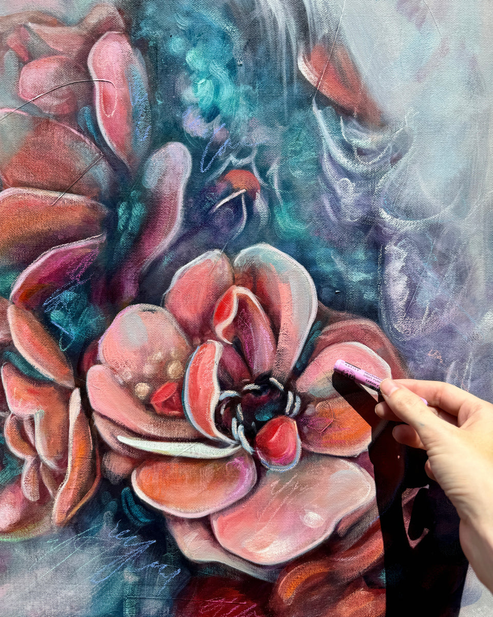"Blooming Dreams" Original Oil Painting