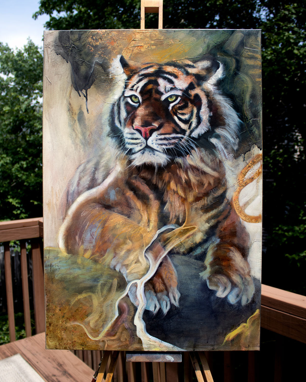 "Golden Quest" Original Oil Painting