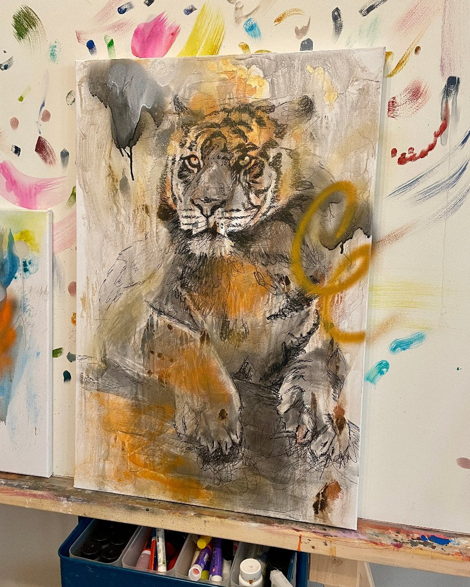 "Golden Quest" Original Oil Painting