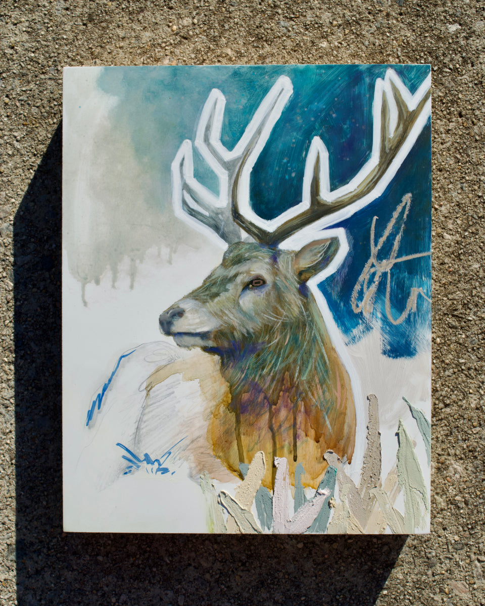 "Moonlit Majesty" Original Oil Painting