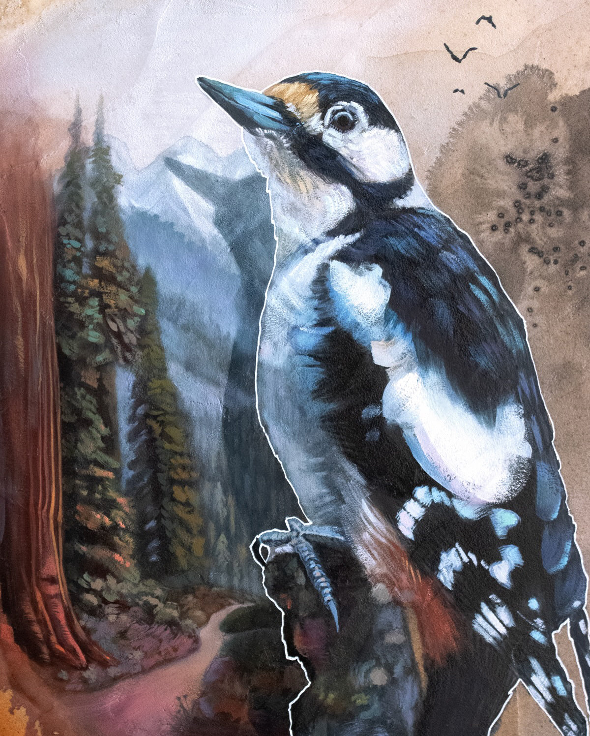 "Where the Forest Hums" Original Oil Painting